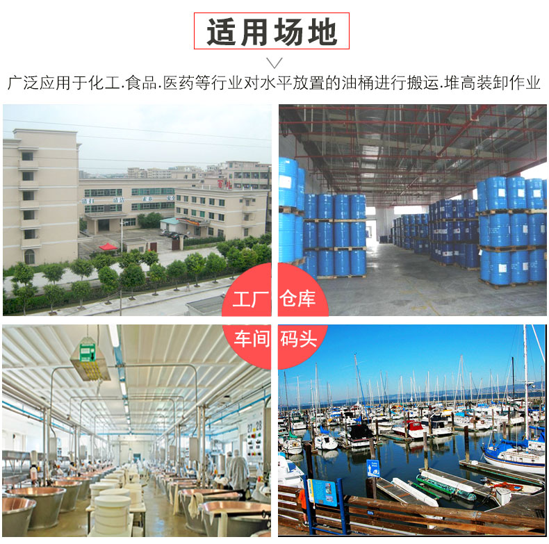 叉車油桶翻轉堆放夾